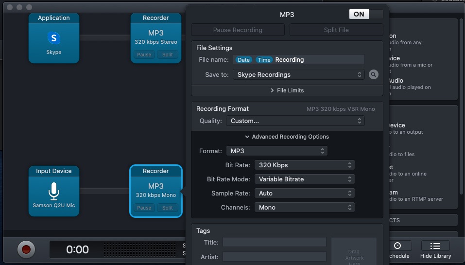 Optimize the Recording Format Settings